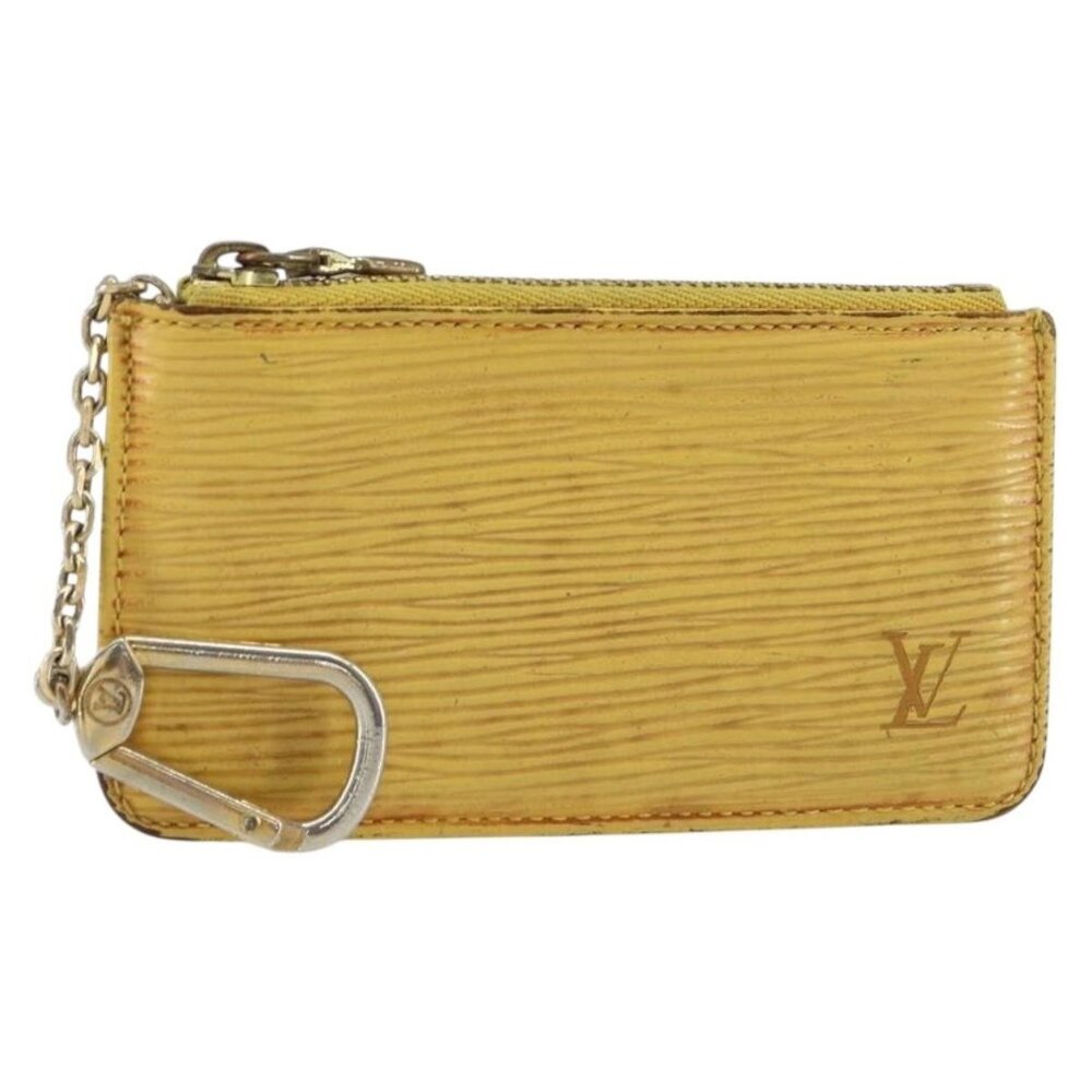 LOUIS VUITTON Epi Pochette Cles Coin Purse Yellow M63809 LV Auth 160898 - Picture 1 of 16
